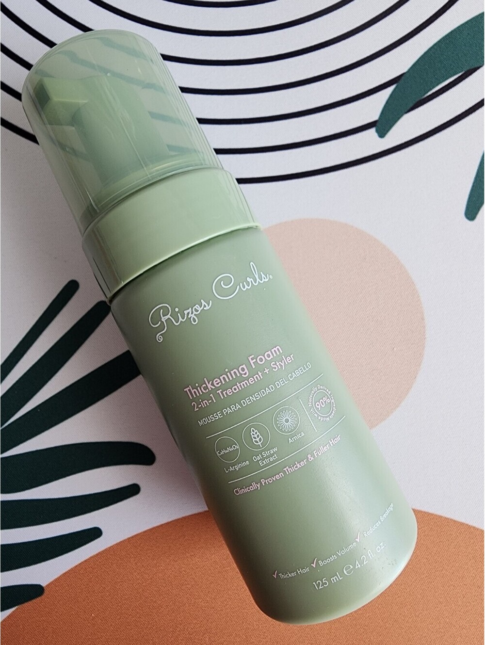 Rizos Curls Thickening Foam 2-in-1 Hair Treatment and Styler